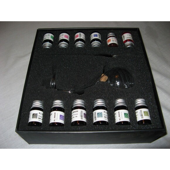 Thyggzjbs Handmade High Borosilicate Glass Dip Pen Ink Set-Crystal Pen NEW - Picture 2 of 5